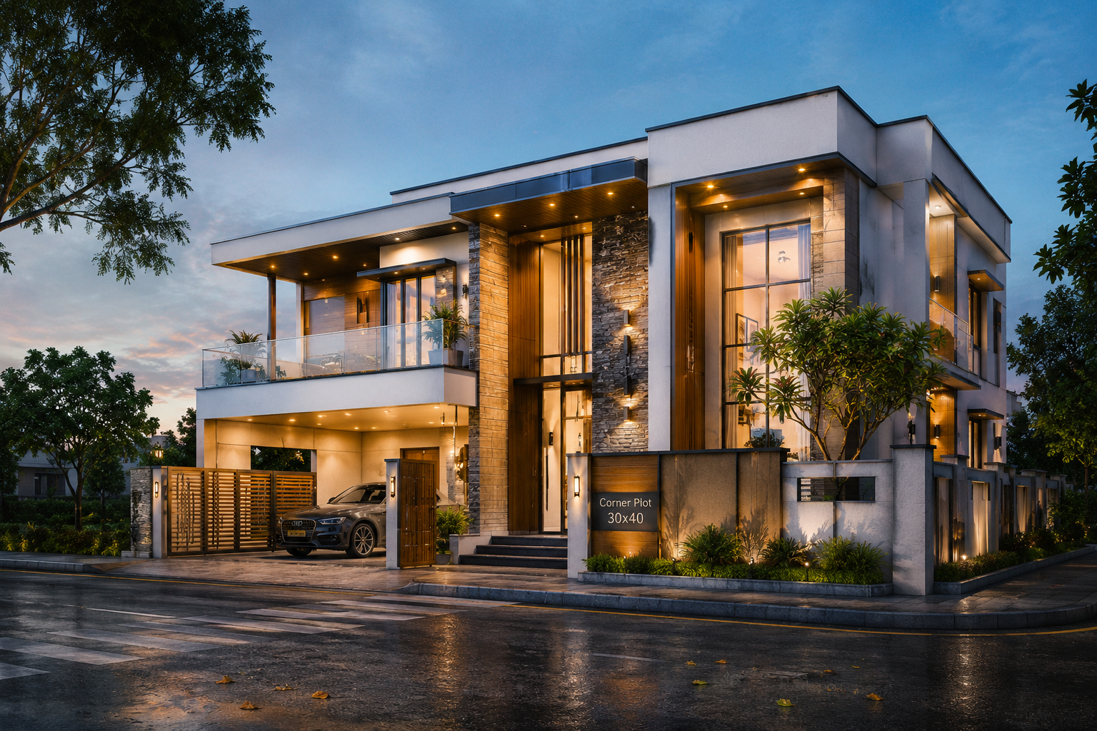 Corner Plot Home